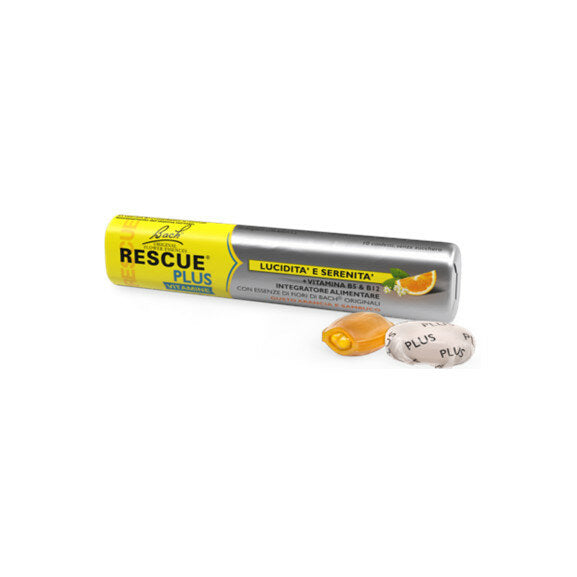 Rescue Plus 10 confetti Arancia e Sambuco con essenze originali fiori di bach-2