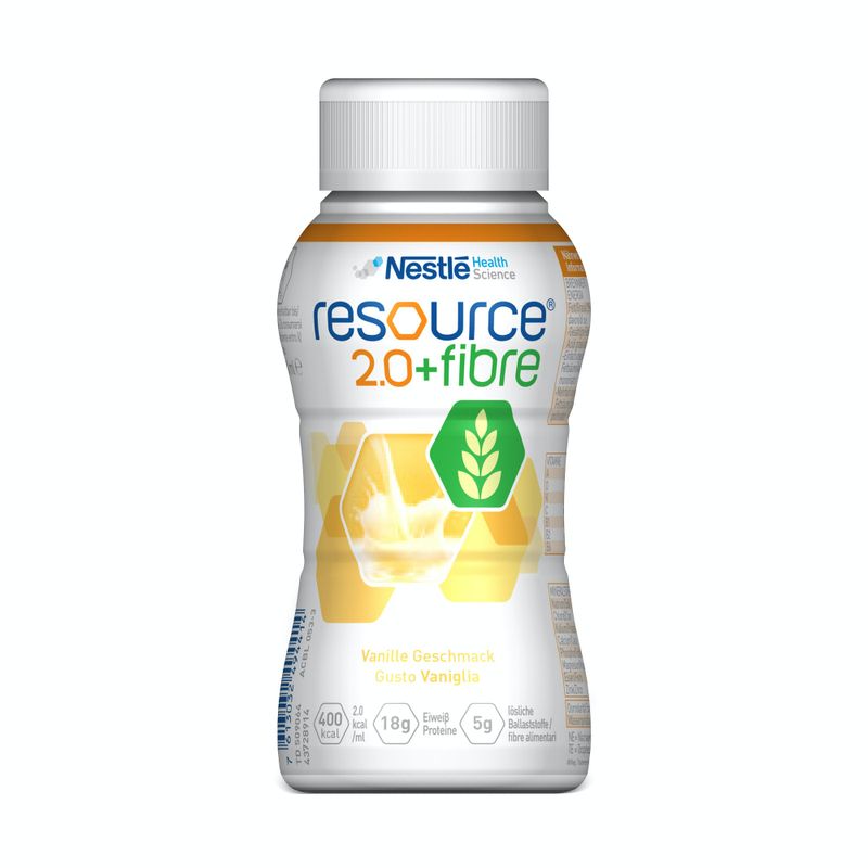 Nestlè Resource 2.0 + Fibre gusto vaniglia 200ml-1