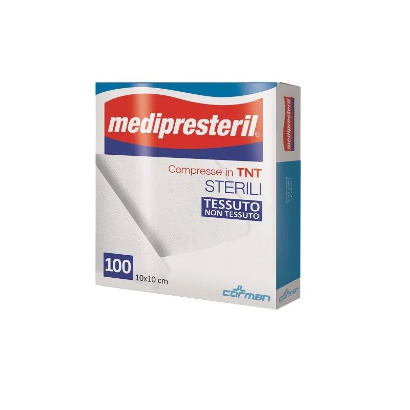 Medipresteril Garza Compressa in TNT 10x10 100 pezzi-1