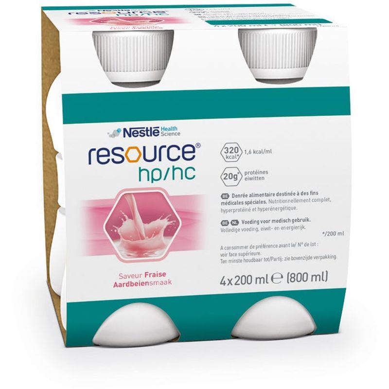 Resource Hp/Hc Fragola 4 Bottiglie 200ml-1