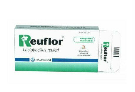 Reuflor a base di fermenti lattici vivi 10 compresse masticabili gusto limone-2