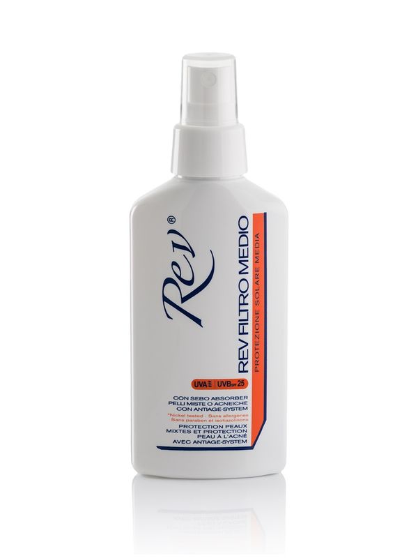 Rev Filtro Medio Spray protezione solare leggera 125ml-1