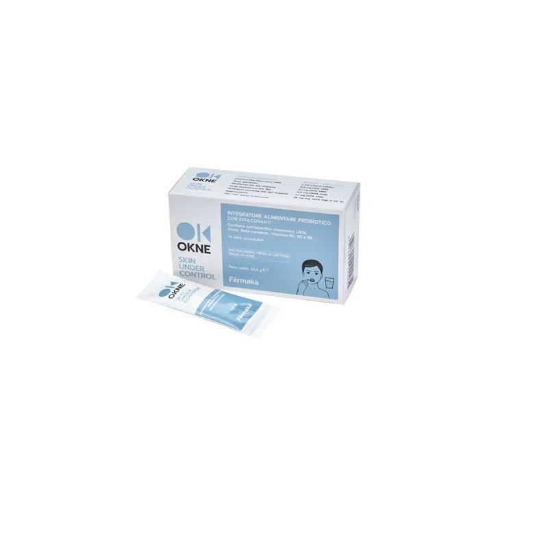 Okne Integratore Probiotico Pelle Acneica 14 Stick Orosolubili-1