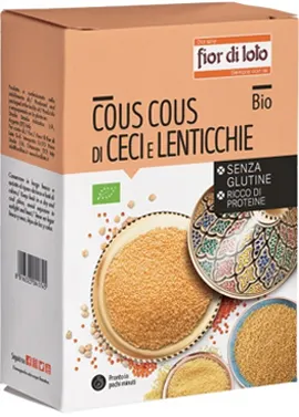 Fior Di Loto Cous Cous Ceci E Lenticchie 500g-1