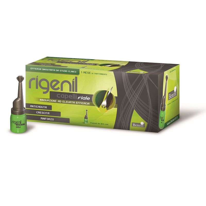 Rigenil fiale anticaduta crescita e rinforzo 10 fiale-1