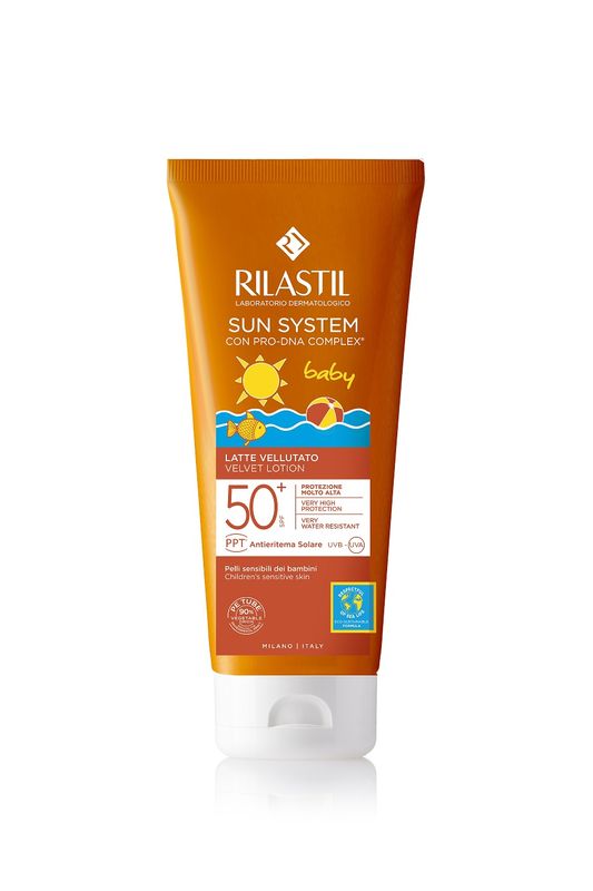 Rilastil Sun System Latte Baby SPF50+ Fluido Vellutato 200ml-1