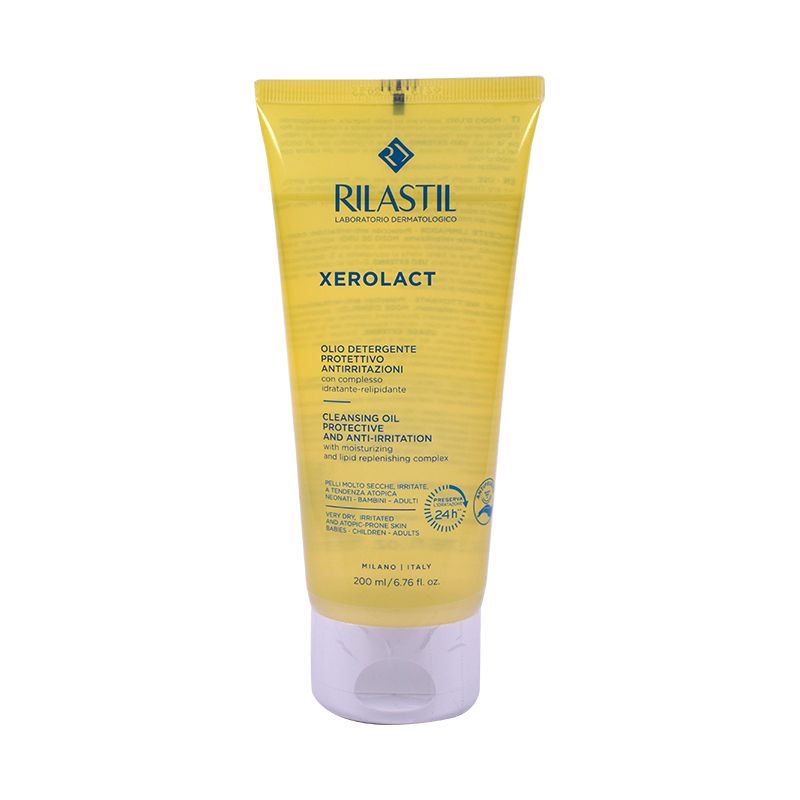Rilastil Xerolact olio detergente protettivo e anti-irritazioni 200ml-1