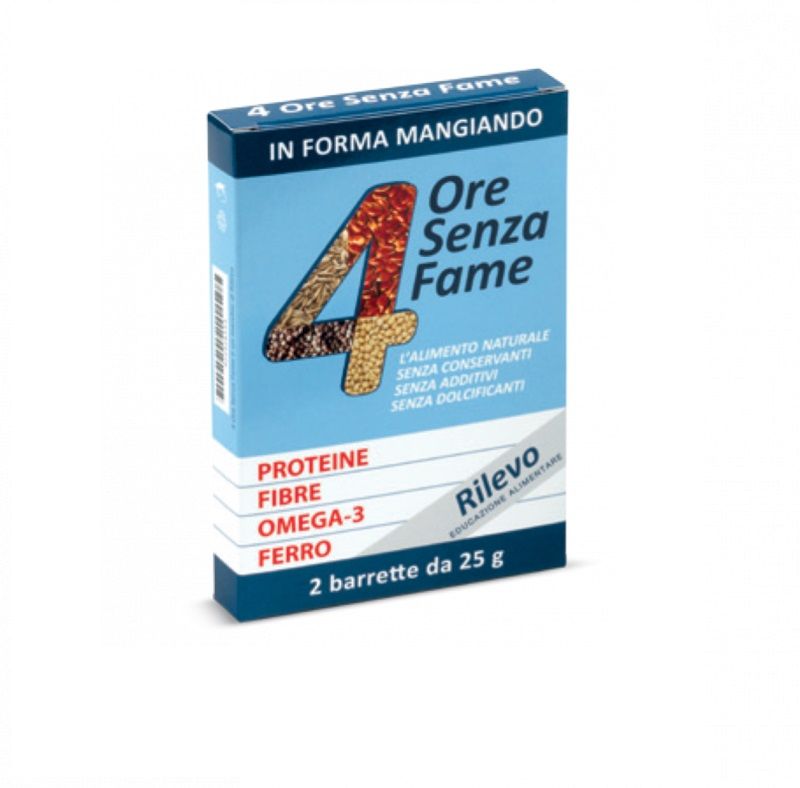 Rilevo 4 ore senza fame barretta di semi e cereali 2x25g-1