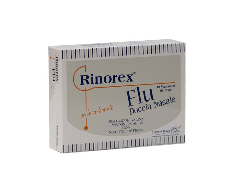 Rinorex Flu Doccia nasale 10 fiale monodose da 10ml-1