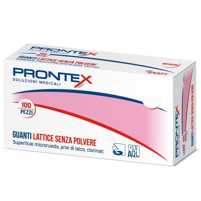 Guanto Prontex Lattice Senza Amido Misura Media 100 Pezzi
