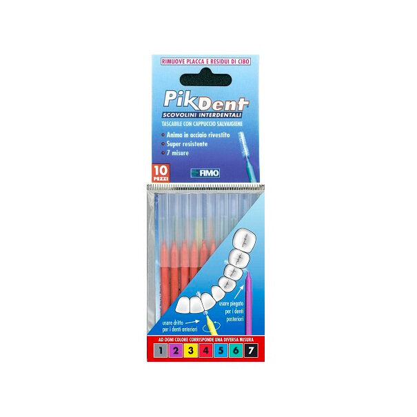 PikDent scovolini interdentali 10 pezzi 0,7mm-2