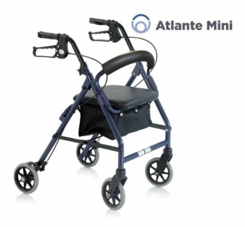 Rollator Pieghevole In Alluminio Verniciato Atlante Mini Cod. RP513-2