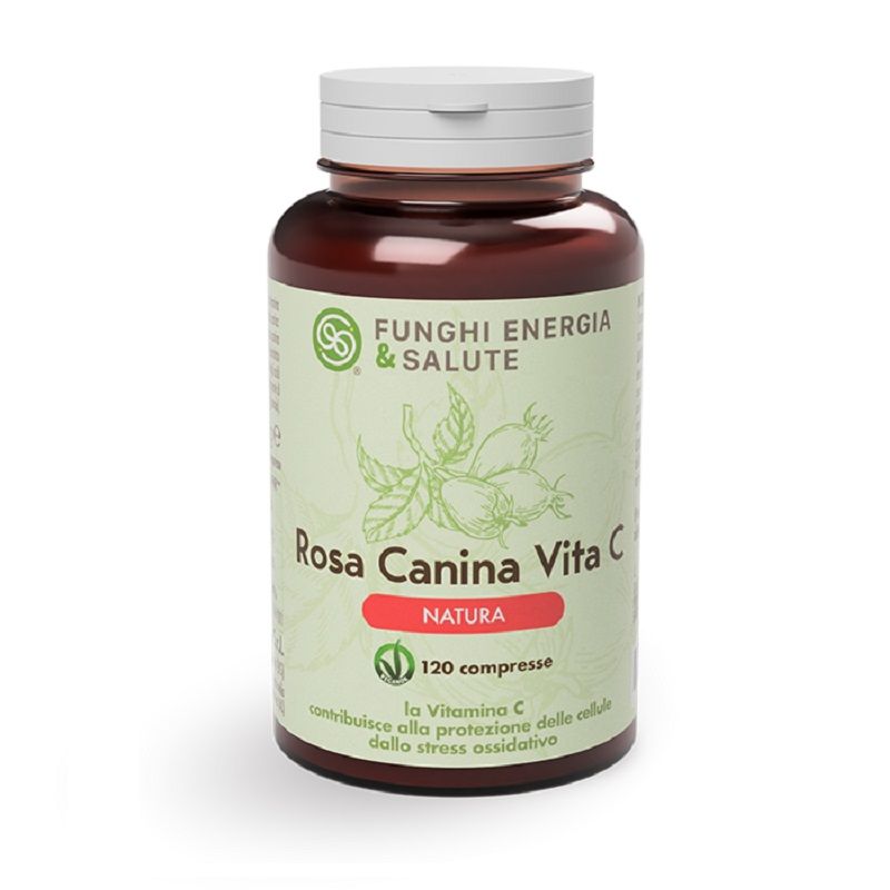 Rosa Canina Vita C protegge le cellule dallo stress ossidativo 120 compresse-1