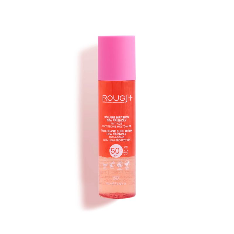 Rougj Solare Bifasico SPF50 Protezione Corpo Molto Alta Anti-age spray 200ml-1