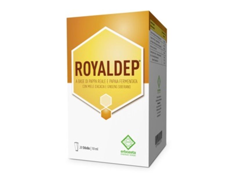 Erbozeta Royaldep integratore alimentare di pappa reale 20 stick-1