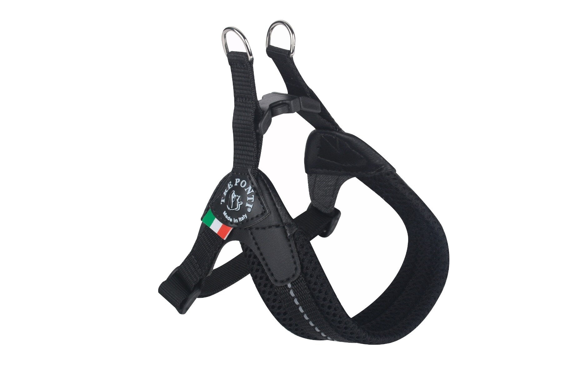 Tre Ponti Easy Fit Sottopancia Regolabile R200 pettorina nera per cani 1 pezzo taglia 2-1