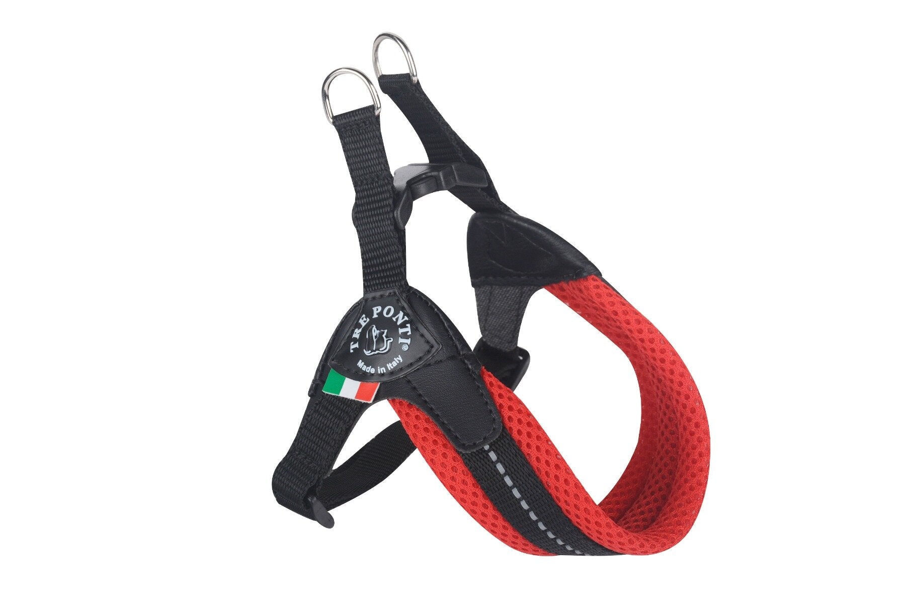 Tre Ponti Easy Fit Sottopancia Regolabile R200 pettorina rossa per cani 1 pezzo taglia 2-1