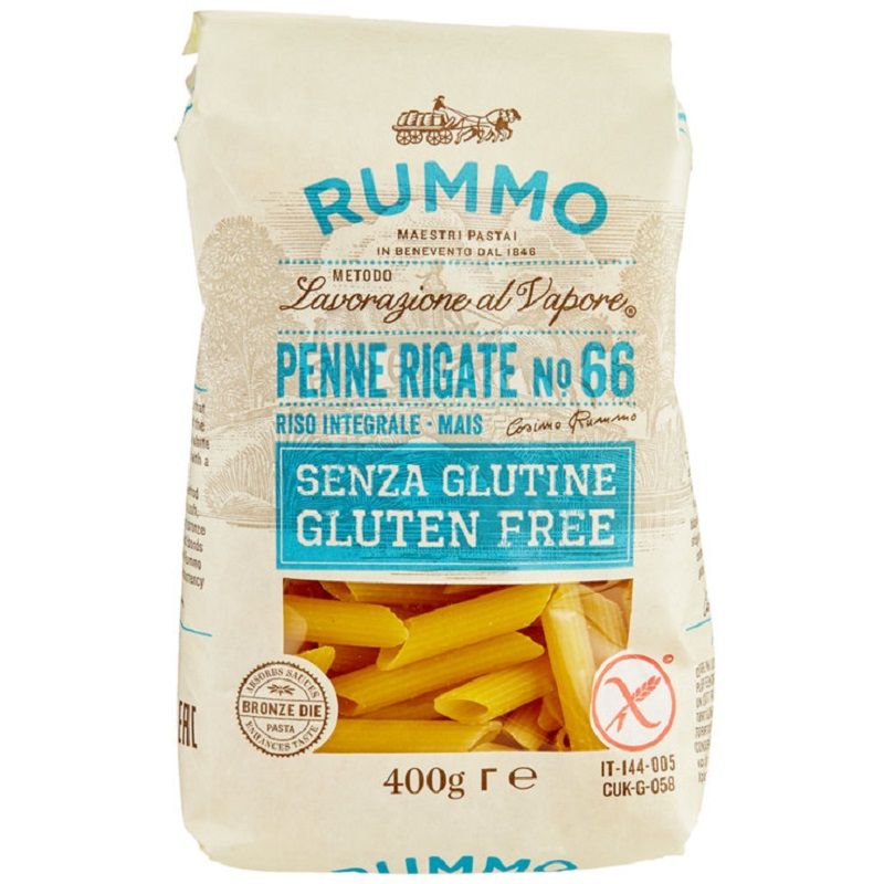 Rummo Penne Rigate n.66 di riso integrale e mais senza glutine 400g-1