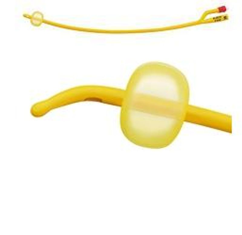 Catatere Foley Media Permanenza Rusch Gold Plus 2 Vie Silkolatex Lattice/Silicone Adulto CH18 Lunghe-1