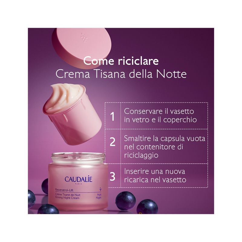 Caudalie Resveratrol-lift Night Cream Herbal Tea Refill 50ml-7