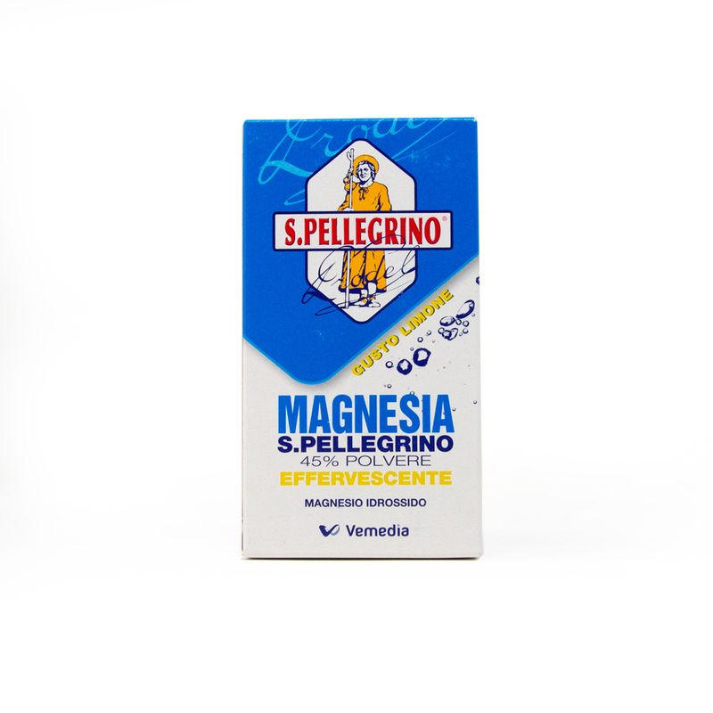 S.Pellegrino Magnesia stitichezza occasionale 45% polvere effervescente 100g gusto limone-9