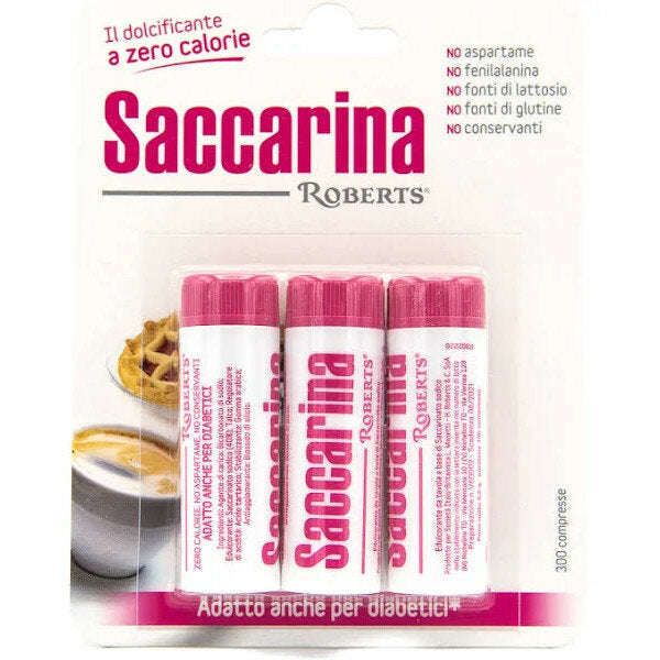 Saccarina Roberts Dolcificante 300 Compresse-2