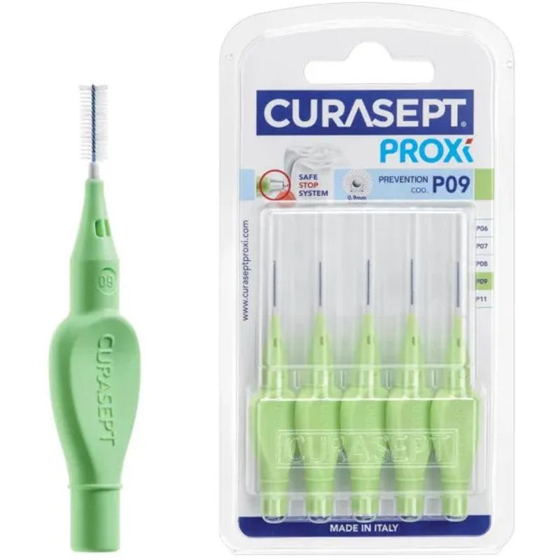 Curasept Proxi Scovolino P09 Verde Chiaro/Light 5 Pezzi-1