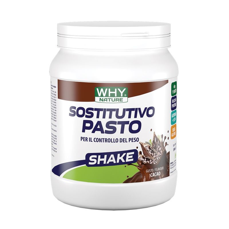 WhyNature Sostitutivo Pasto Shake al Cacao 480g-1