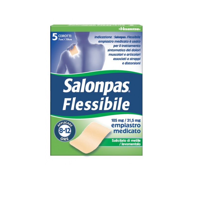 Salonpas Flessibile 5 cerotti 7cmx10cm-1