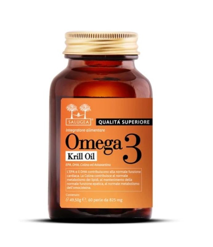 Salugea Integratore di Omega 3 Krill Oil antartico di Qualità Superiore 60 perle-1