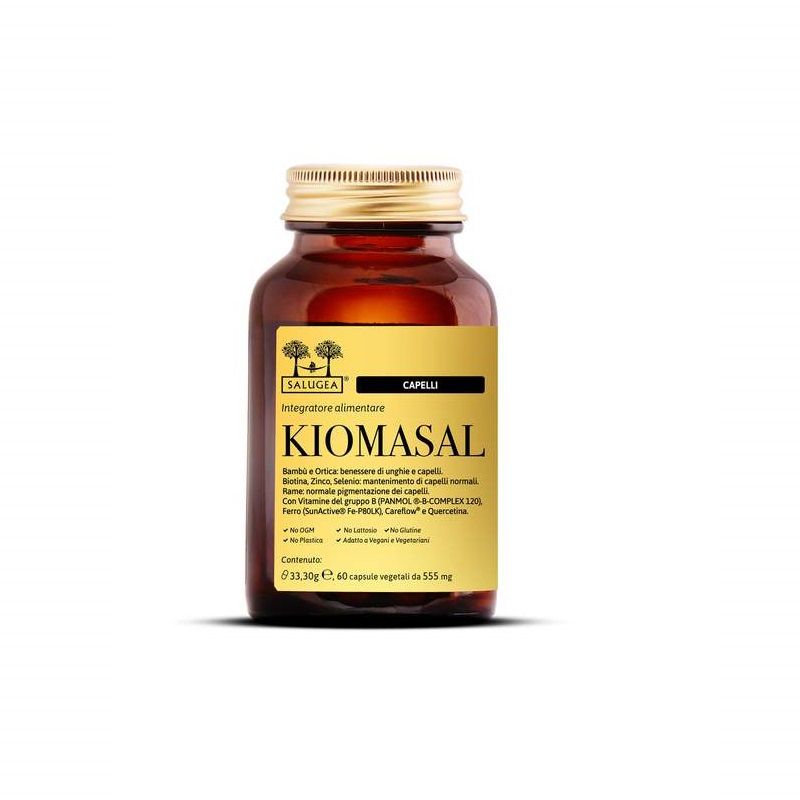 Salugea Kiomasal per il benessere dei capelli 60 capsule vegetali-1