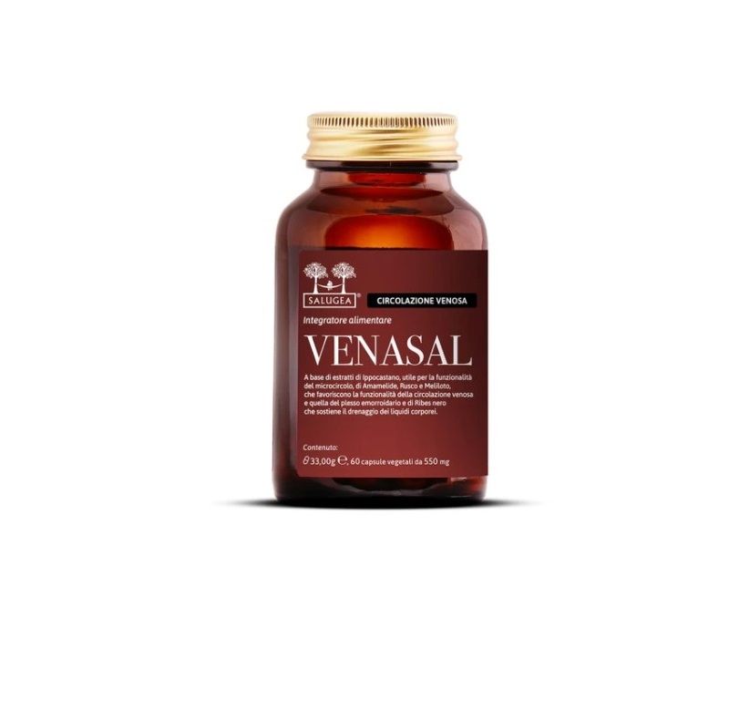 Salugea Venasal integratore alimentare per la circolazione venosa 60 capsule-1