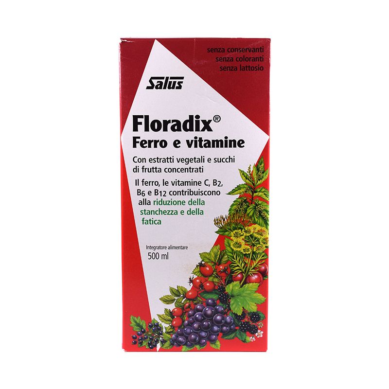 Salus Floradix Ferro e Vitamine integratore alimentare 500ml-1