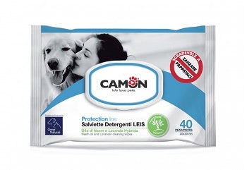 Camon Salviette Detergenti Per Cani E Gatti Leis 40 Pezzi-1