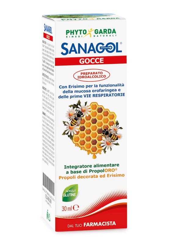 Sanagol Gocce Propoli utile per le vie respiratorie 30ml-1