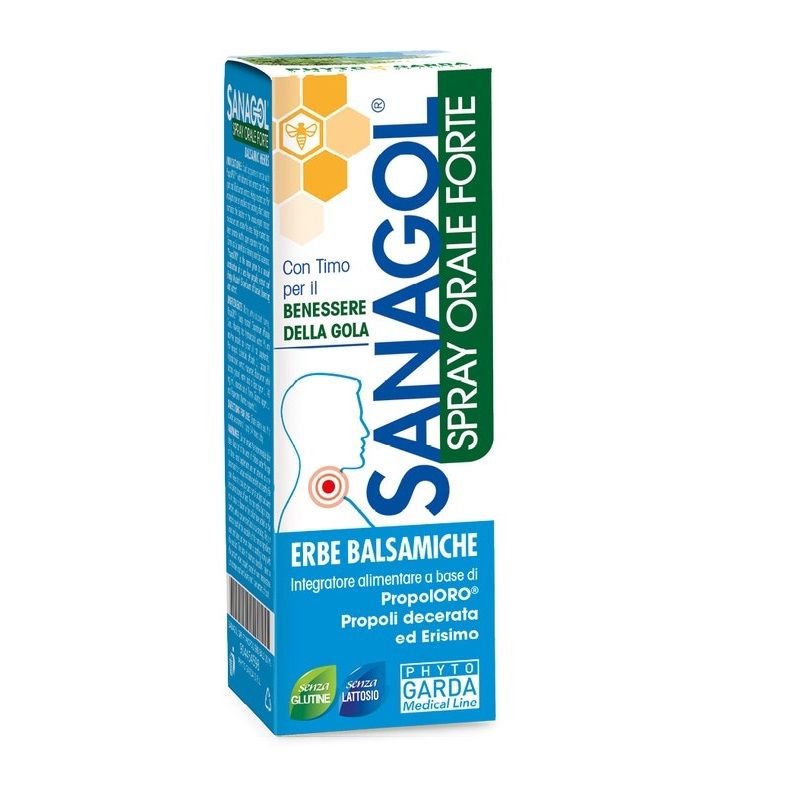 Sanagol Spray Forte Erbe Balsamiche per il benessere della gola 20ml-1