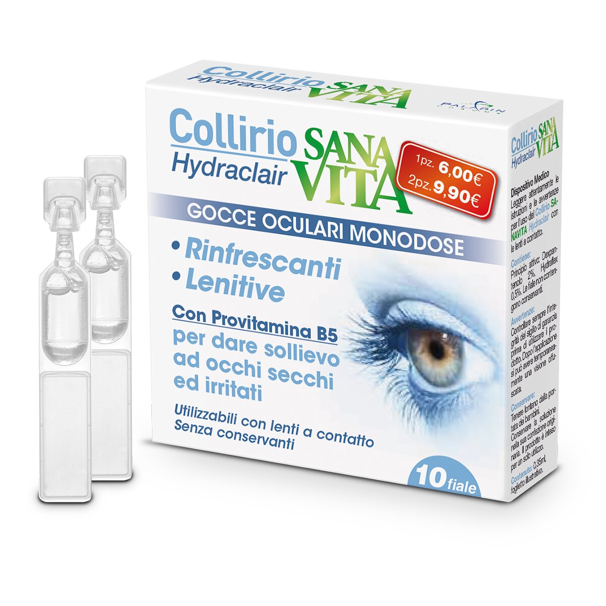Sanavita Collirio Monodose 10 Fiale Monodose-2