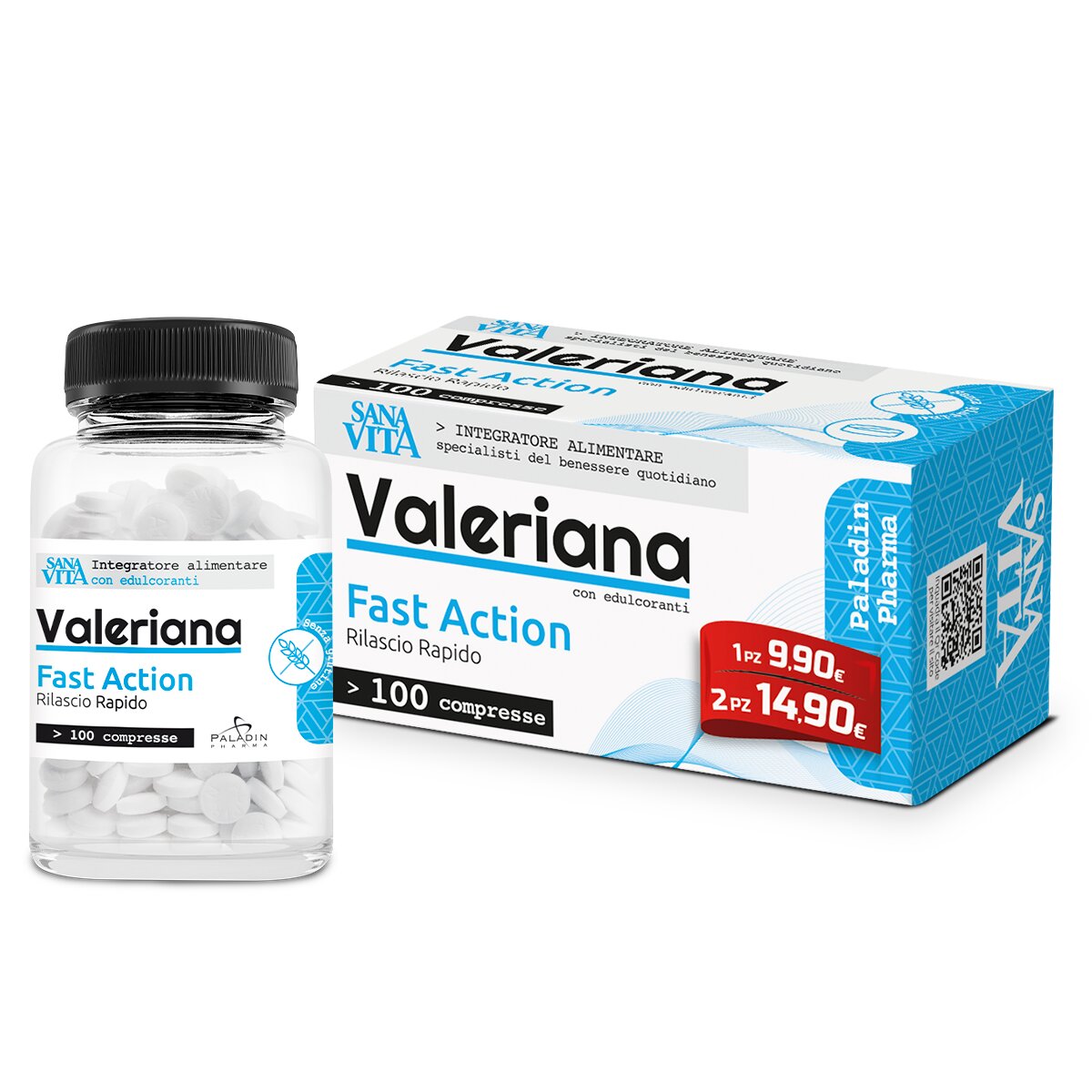 Sanavita valeriana 100 compresse-2