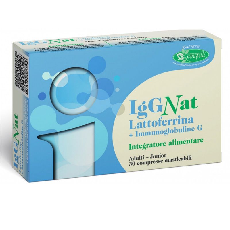 Sangalli Ignat integratore di lattoferrina per adulti e junior 30 compresse-1
