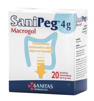 SaniPeg 4g per il trattamento della stipsi 20 bustine-1