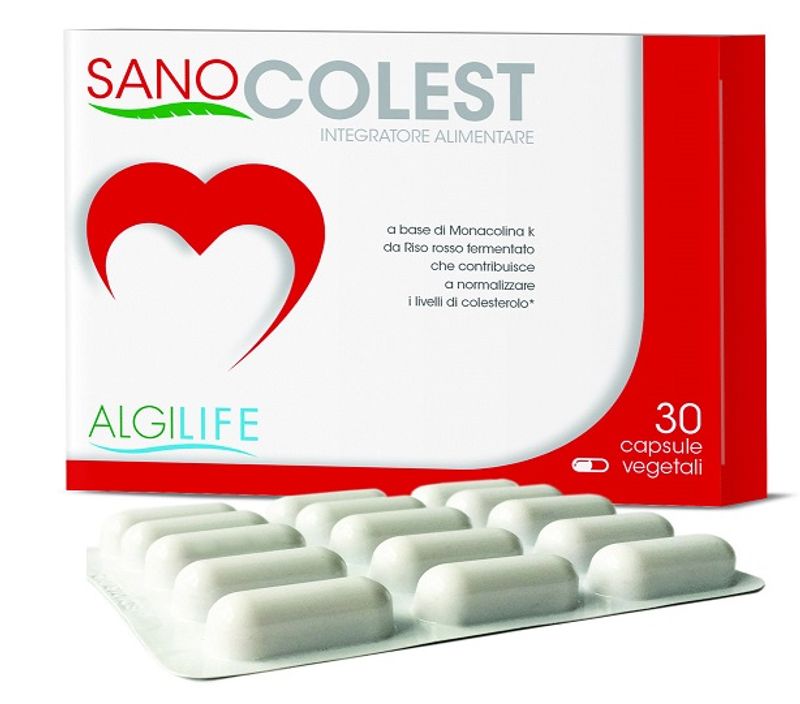 Sano Colest contribuisce a normalizzare i livelli di colesterolo 30 capsule vegetali-1