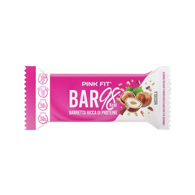 Proaction Pink Fit Bar Gusto Nocciola Barretta 30g-1