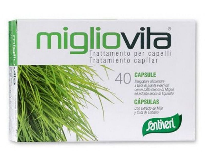Santiveri Migliovita trattamento per capelli 40 capsule-1