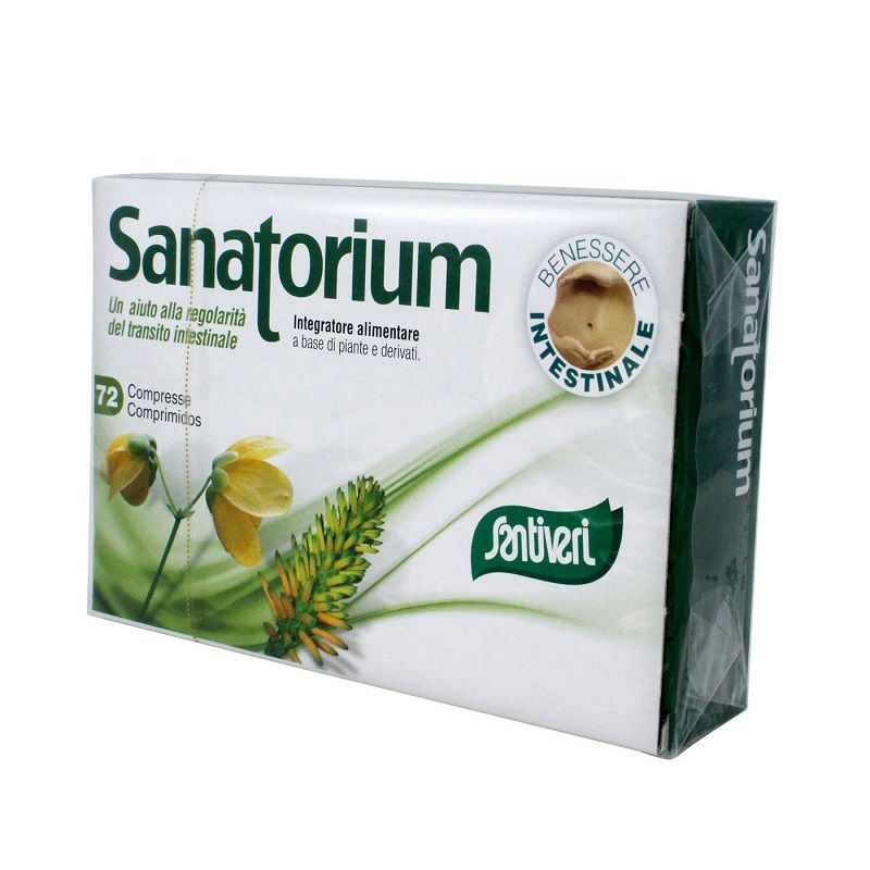 Santiveri Sanatorium utile per un regolare transito intestinale 72 compresse-1