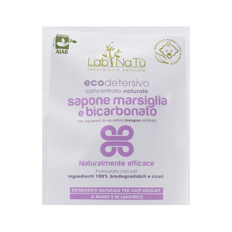 Lab Natu Ecodetersivo Sapone Marsiglia E Bicarbonato 25g-2