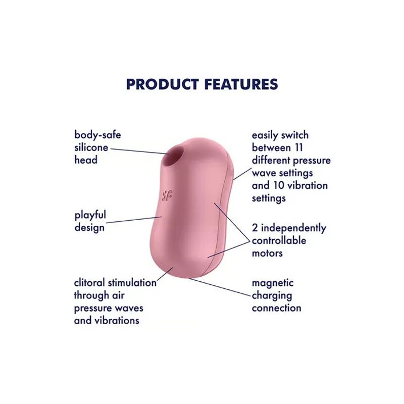Satisfyer Cotton Candy Vibratore Rosa-3