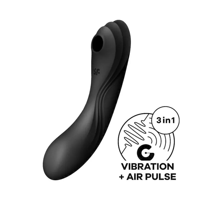 Satisfyer Curvy Trinity 4 Vibratore Nero-1