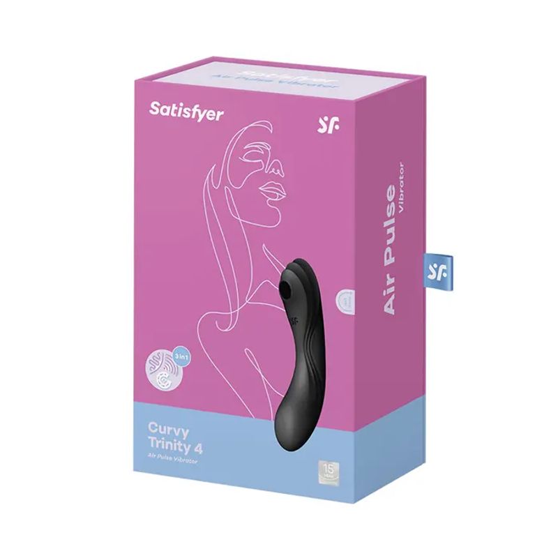 Satisfyer Curvy Trinity 4 Vibratore Nero-5