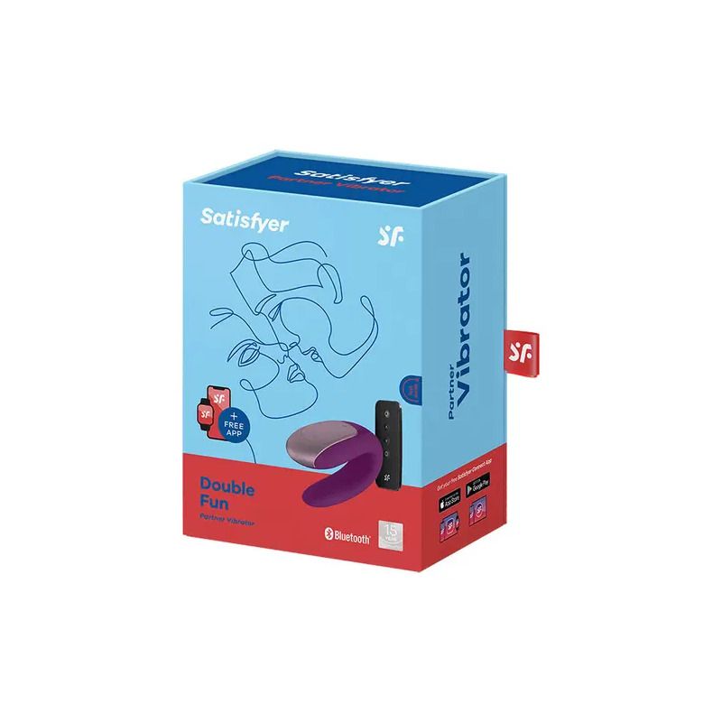Satisfyer Double Fun Connect App Vibratore Viola-6