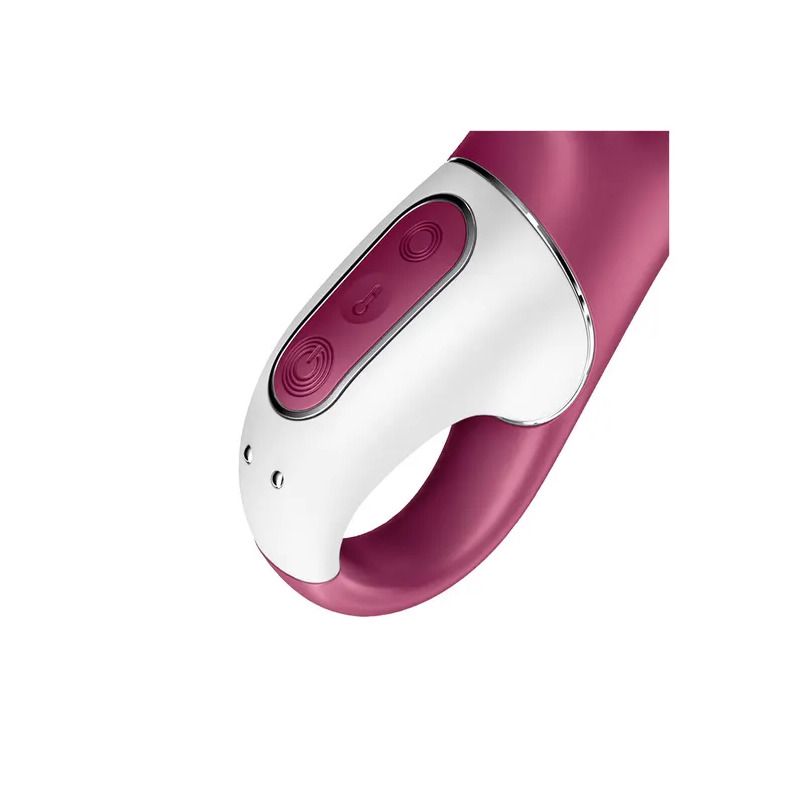 Satisfyer Hot Bunny Connect App Vibratore Rosso Porpora-4